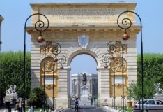 Arc de triomphe and Château d'eau Montpellier