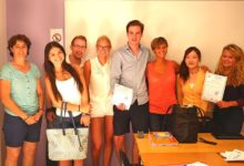 Überreichung der Zertifikate