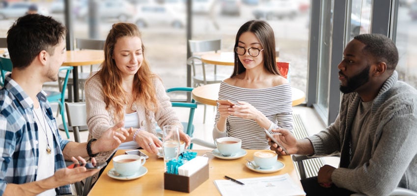 Como Conocer Gente durante tu Estancia de Lengua Francesa en Montpellier - Cafeterías e Intercambios